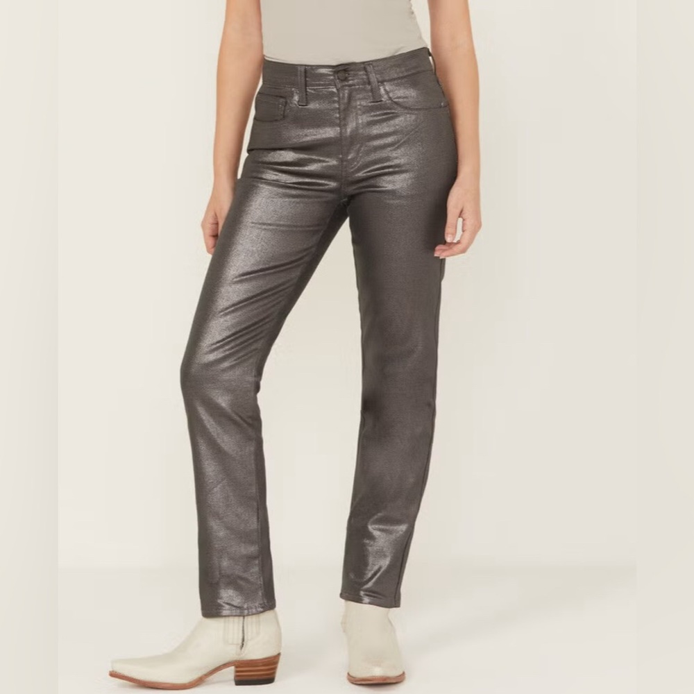 NWT Women’s Levi’s 724 Metallic Shine Til Dawn Jeans